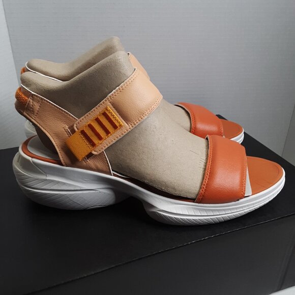 Sorel x PrAna Explorer Blitz Stride Women's size 12M Sandal Orange - Picture 1 of 10
